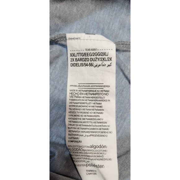 UNDER ARMOUR T-SHIRT MENS 2XL GRAYBOXED LOGO SHORT SLEEVE GRAPIC NEW - Picture 16 of 16